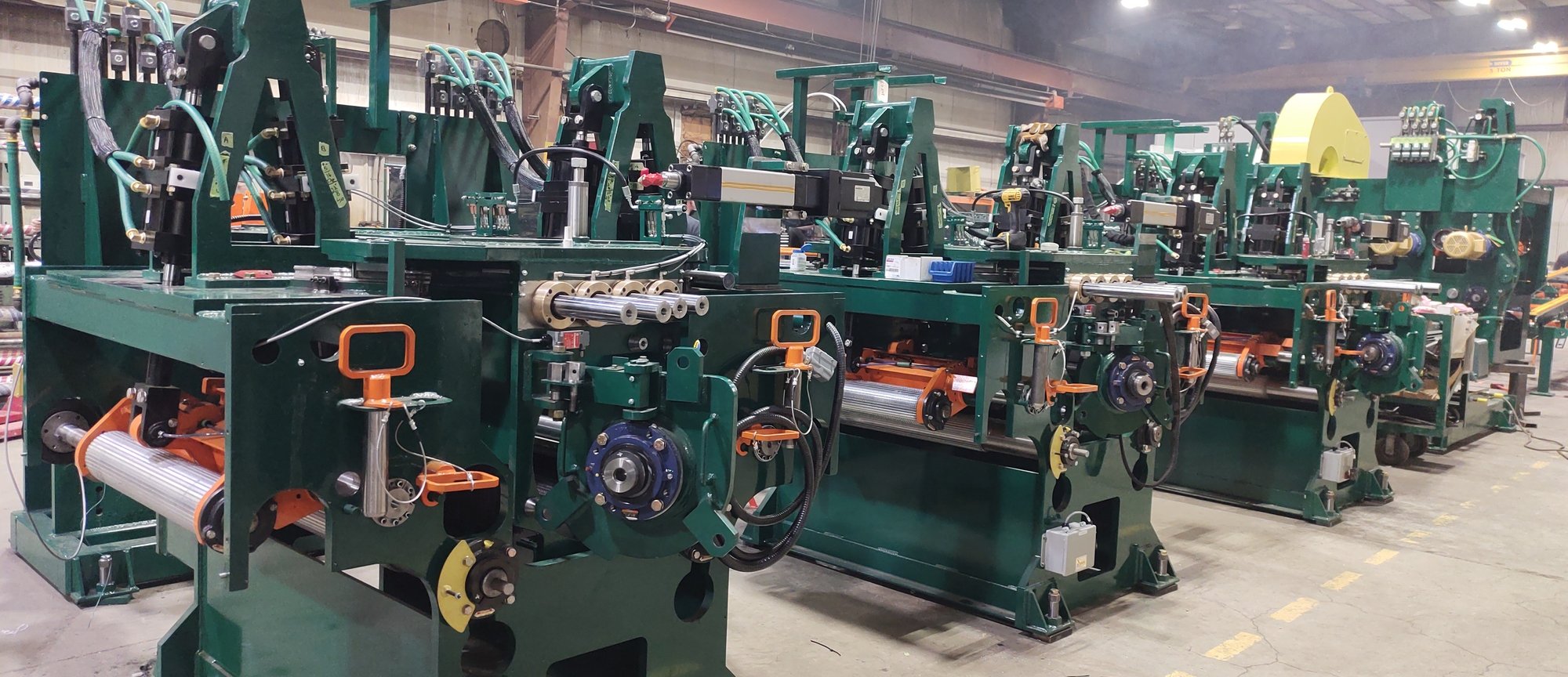 McDonough Manufacturing edgers in production McDonough Manufacturing edgers in production